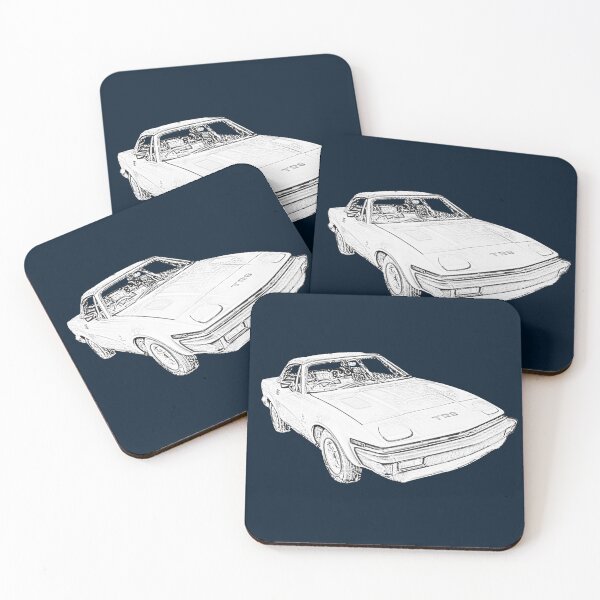 Item preview, Triumph TR8 British classic car monochrome designed and sold by soitwouldseem.
