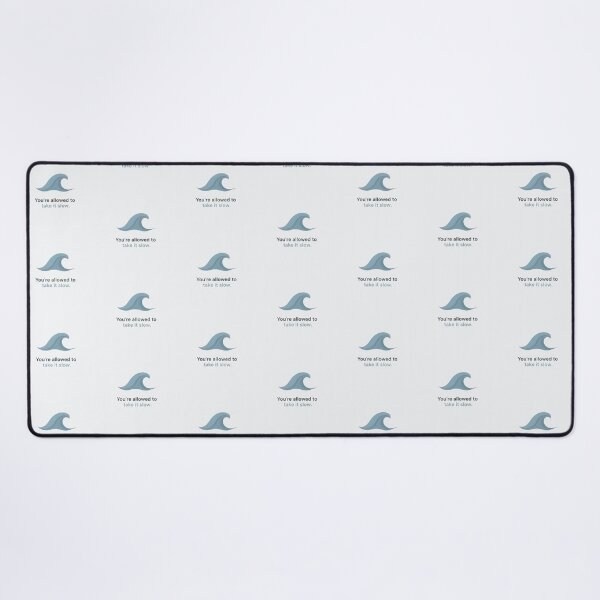 Item preview, Blue Wave Slow Down Mental Health designed and sold by VibeShift Studio.