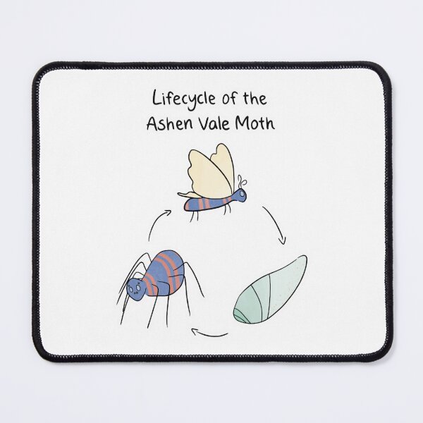Item preview, lifecycle of the ashen vale moth designed and sold by FunForShop.