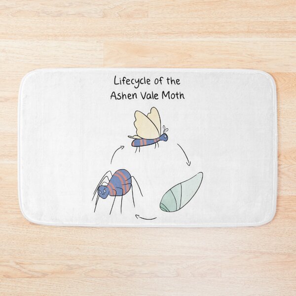 Item preview, lifecycle of the ashen vale moth designed and sold by FunForShop.