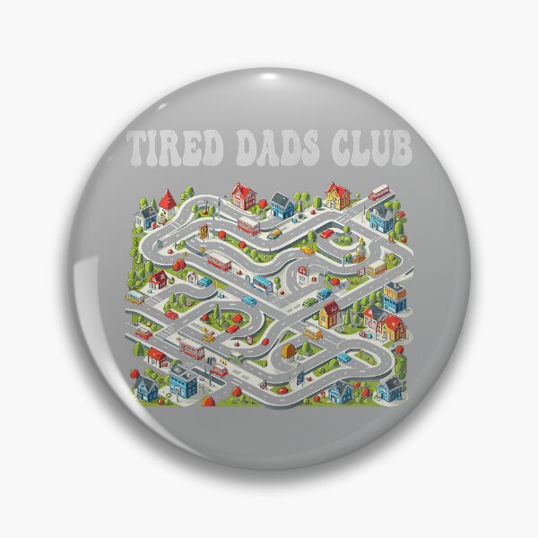 Item preview, Tired Dads Club Road Map Design Father's Day designed and sold by GreggRoss.
