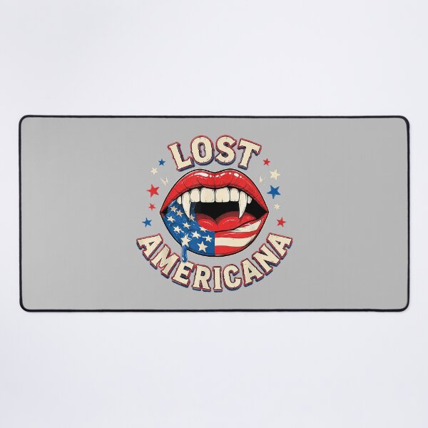 Item preview, Lost Americana Vintage Vampire Patriotic Retro USA designed and sold by ArleneRowe.