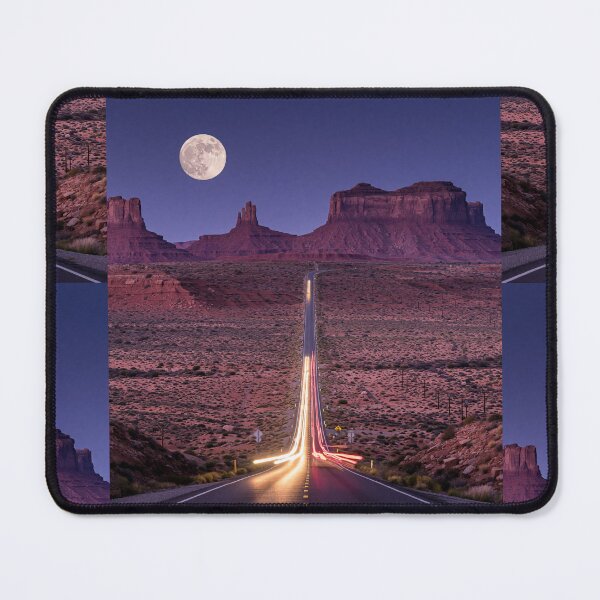 Item preview, Desert Road Night Sky Full Moon designed and sold by AnamikaArtVibe.