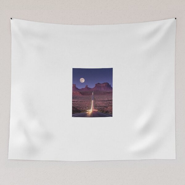 Item preview, Desert Road Night Sky Full Moon designed and sold by AnamikaArtVibe.