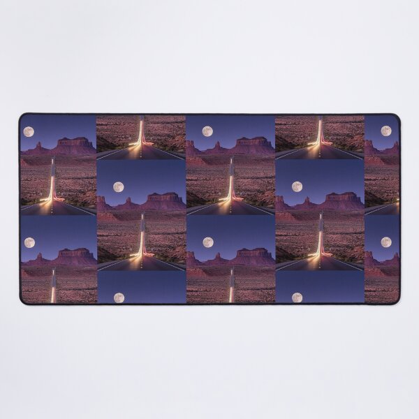 Item preview, Desert Road Night Sky Full Moon designed and sold by AnamikaArtVibe.