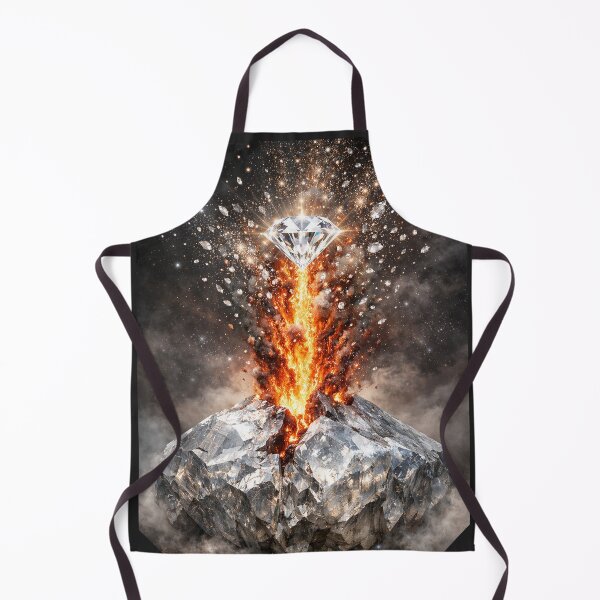 Item preview, Epic Birth of a Diamond: Volcano Erupting from Raw Art designed and sold by CreativeArtistL.