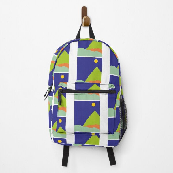 Item preview, Pixel Mountain Landscape Night Sky designed and sold by braakmore.
