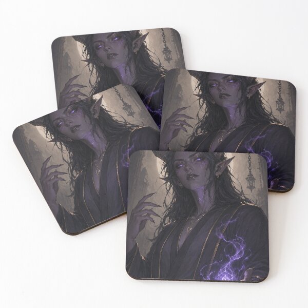 Item preview, DnD Tiefling Curse-Weaver Creature designed and sold by bapupa.