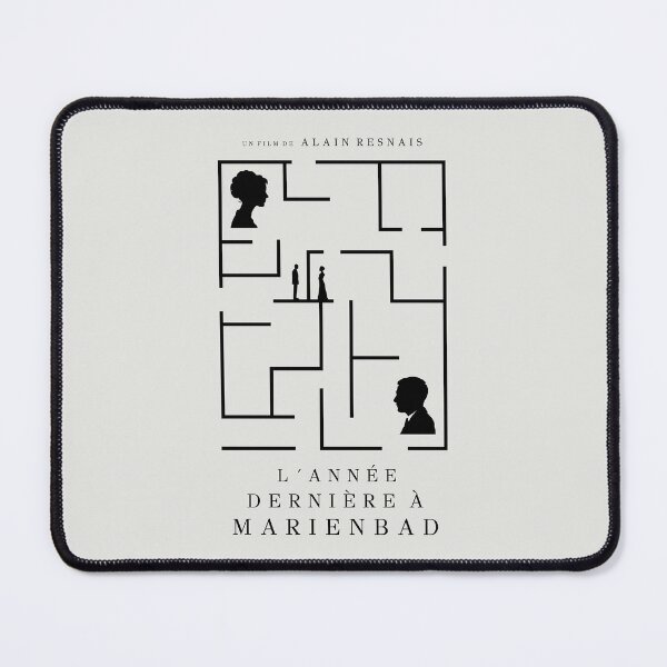 Item preview, Last Year at Marienbad Poster | Alain Resnais Tribute | Minimalist Labyrinth Art Print | French New Wave Cinema designed and sold by MORKINO POSTERS.