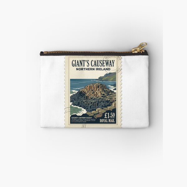 Item preview, Giant's Causeway Northern Ireland Vintage Travel Stamp designed and sold by k3rstman1.