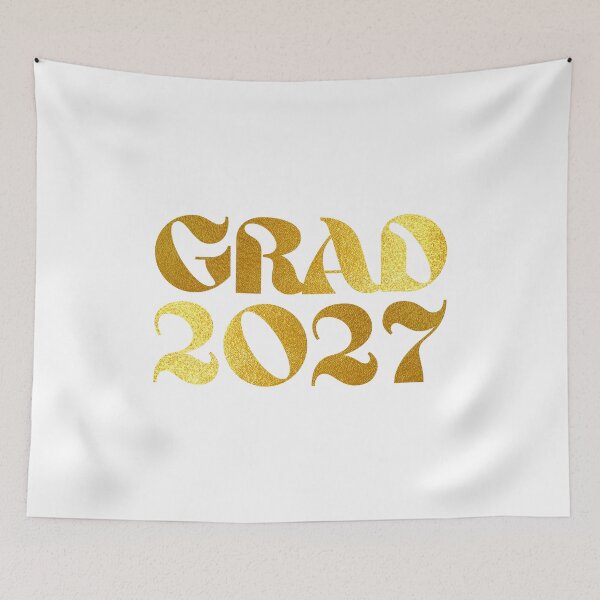 Item preview, Class of 2027 Senior Graduation 2027 Gold Look Back to School Typography Gift  designed and sold by Artycom.