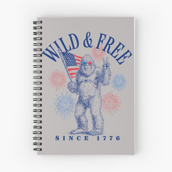 Item preview, Patriotic Bigfoot Wild and Free Since 1776 designed and sold by ArleneRowe.