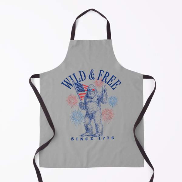 Item preview, Patriotic Bigfoot Wild and Free Since 1776 designed and sold by ArleneRowe.