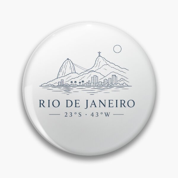 Item preview, Rio de Janeiro Coordinates designed and sold by ChicClicker.