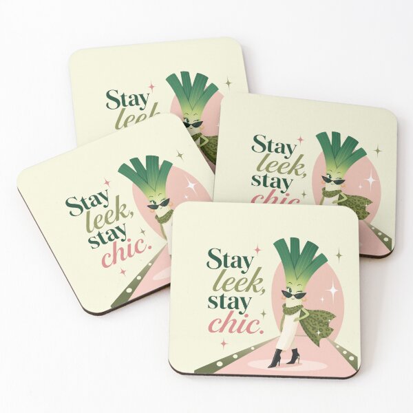 Item preview, Stay Leek Stay Chic Funny Welsh Leek designed and sold by Cerys-GS.
