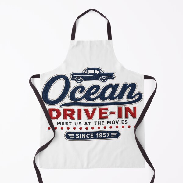 Item preview, Ocean Drive In Retro Movies designed and sold by WearTheVibe Store.