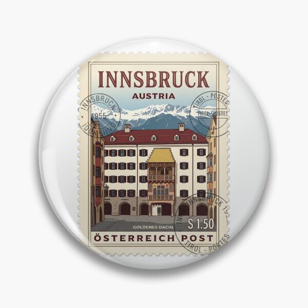 Item preview, Innsbruck Austria Golden Roof Travel Stamp designed and sold by k3rstman1.
