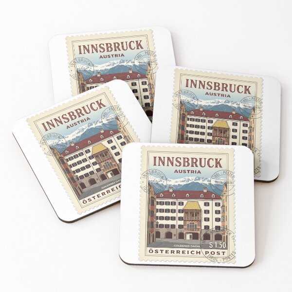 Item preview, Innsbruck Austria Golden Roof Travel Stamp designed and sold by k3rstman1.