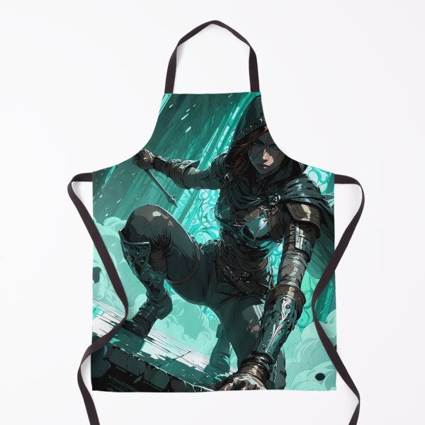 Item preview, Hooded Rogue Stealth Warrior Fantasy Assassin Art designed and sold by BorgSpareParts.