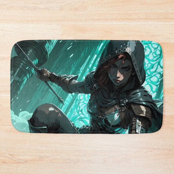 Item preview, Hooded Rogue Stealth Warrior Fantasy Assassin Art designed and sold by BorgSpareParts.