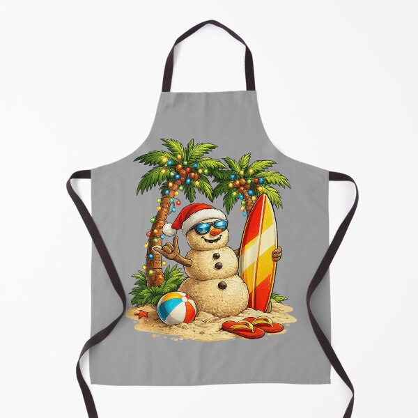 Item preview, Xmas in July Santa Snowman Beach Summer Christmas in June designed and sold by GreggRoss.