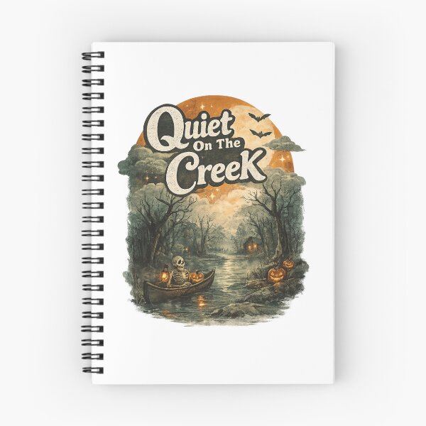 Item preview, Quiet on the Creek Halloween Funny Skeleton Design designed and sold by gillys.