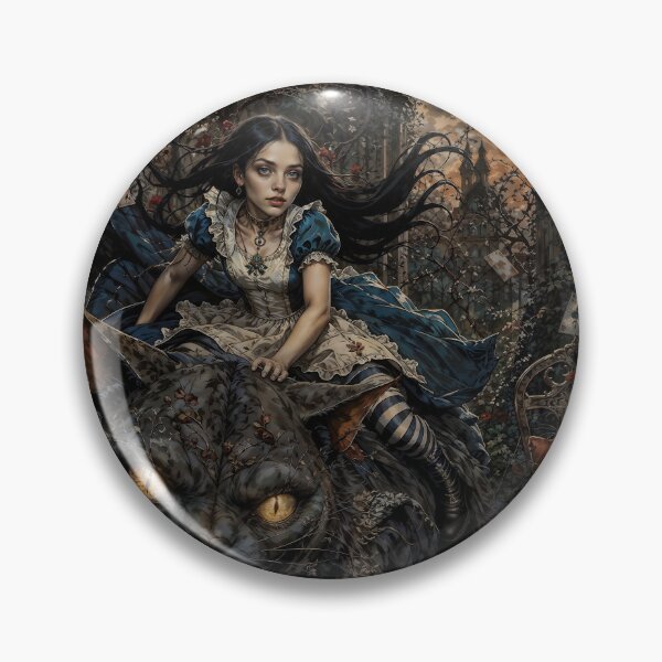 Item preview, Alice and Cheshire cat designed and sold by AliceWhiteDF.