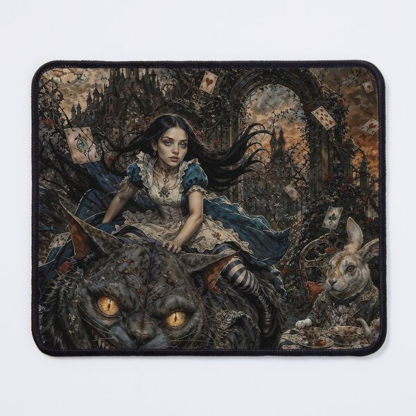 Item preview, Alice and Cheshire cat designed and sold by AliceWhiteDF.