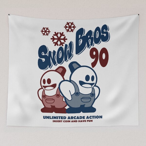 Item preview, Snow Bros 90 designed and sold by Sarcastic Panda.