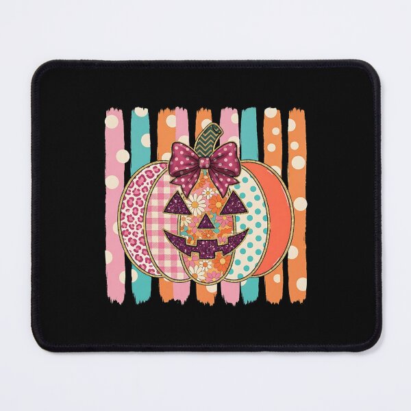 Item preview, Coquette Leopard Floral Pumpkin, Retro Coquette Halloween, Pink Polka Dot Pumpkin designed and sold by Keingdesign.