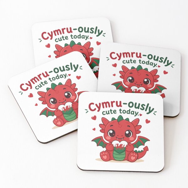 Item preview, Cymru-ously Cute Today Welsh Dragon designed and sold by Cerys-GS.