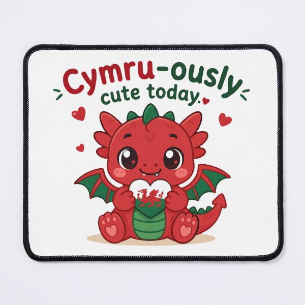 Item preview, Cymru-ously Cute Today Welsh Dragon designed and sold by Cerys-GS.