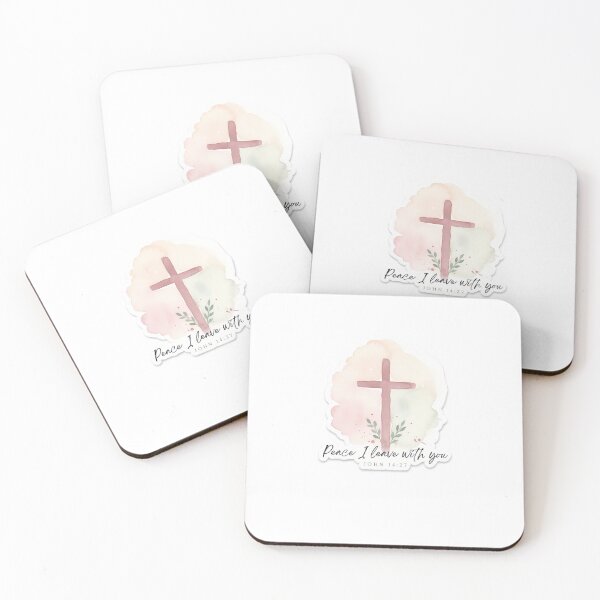Item preview, Peace I Leave With You Bible Verse designed and sold by NiftyWrx.