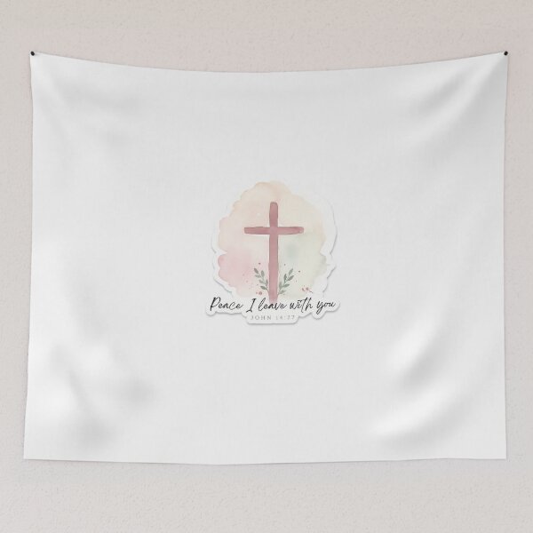 Item preview, Peace I Leave With You Bible Verse designed and sold by NiftyWrx.