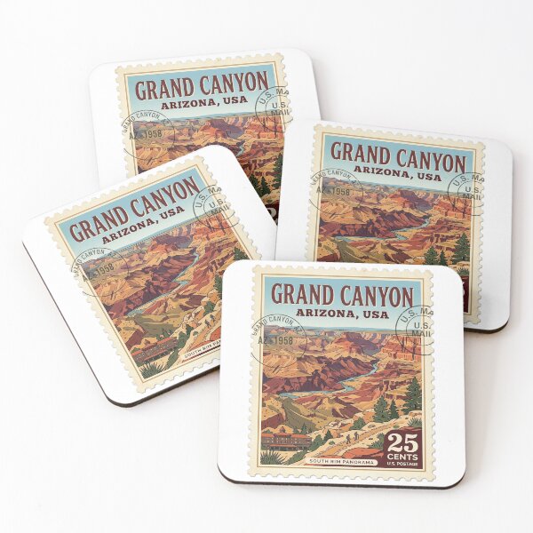 Item preview, Grand Canyon South Rim Arizona Travel Stamp designed and sold by k3rstman1.