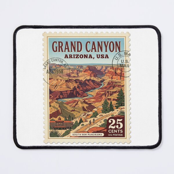 Item preview, Grand Canyon South Rim Arizona Travel Stamp designed and sold by k3rstman1.