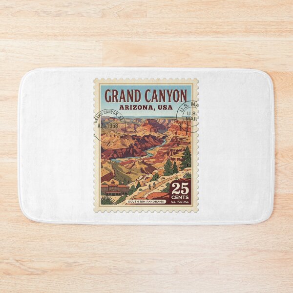 Item preview, Grand Canyon South Rim Arizona Travel Stamp designed and sold by k3rstman1.
