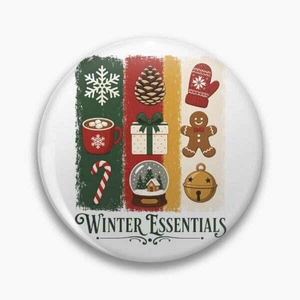 Item preview, Cozy Winter Essentials Retro Holiday Grid designed and sold by NSB-Design.