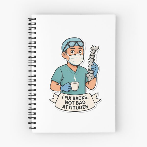 Item preview, Spine Surgeon with Coffee designed and sold by NiftyWrx.