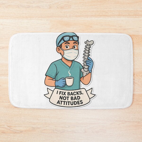 Item preview, Spine Surgeon with Coffee designed and sold by NiftyWrx.