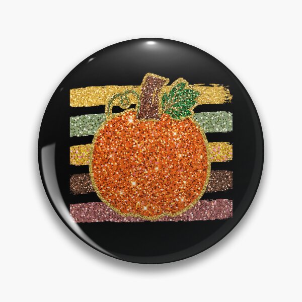 Item preview, Glitter Orange Pumpkin, Sparkly Fall Autumn, Striped Brush Stroke designed and sold by Keingdesign.
