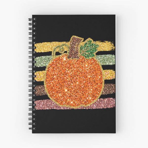 Item preview, Glitter Orange Pumpkin, Sparkly Fall Autumn, Striped Brush Stroke designed and sold by Keingdesign.