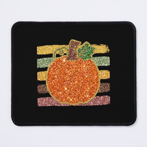 Item preview, Glitter Orange Pumpkin, Sparkly Fall Autumn, Striped Brush Stroke designed and sold by Keingdesign.