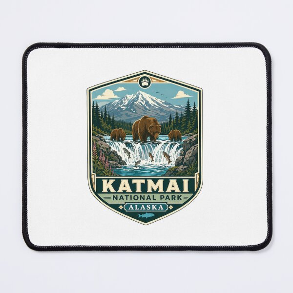 Item preview, Katmai National Park Alaska Wildlife Bear Nature Travel Souvenir designed and sold by Simsimah26Parks.