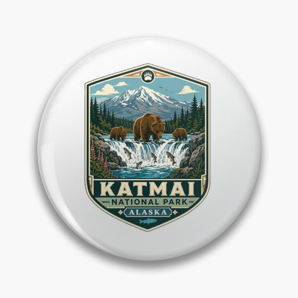 Item preview, Katmai National Park Alaska Wildlife Bear Nature Travel Souvenir designed and sold by Simsimah26Parks.