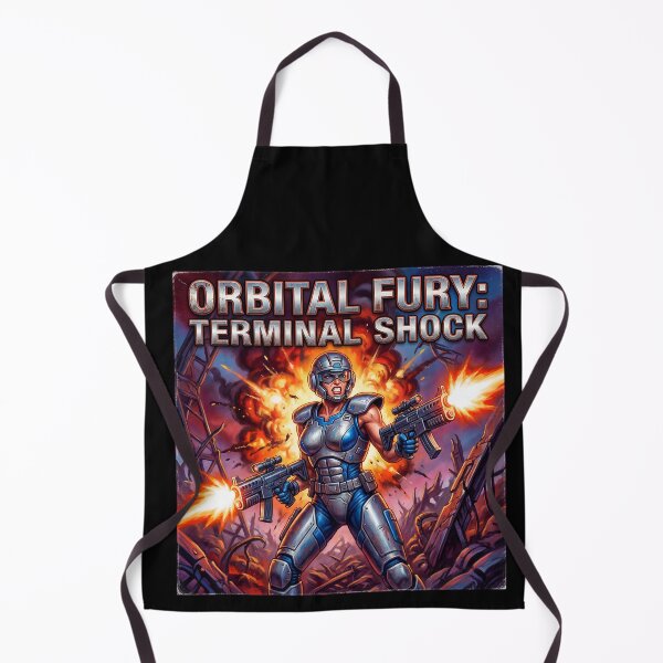 Item preview, Orbital Fury Terminal Shock retro style design designed and sold by Vintage Designs +.