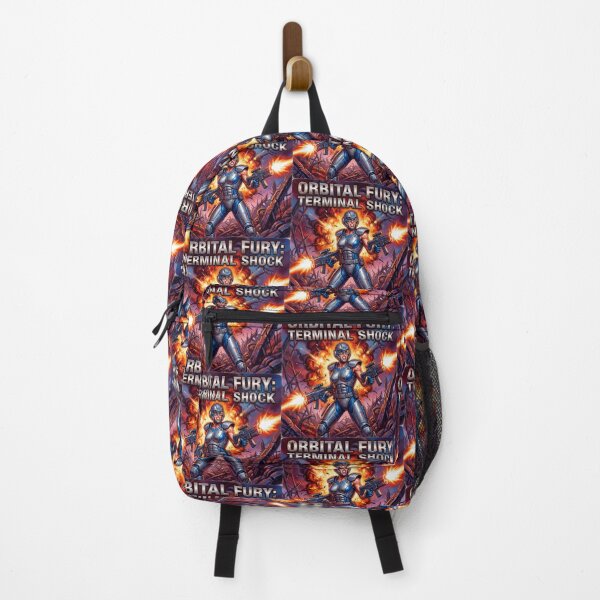 Item preview, Orbital Fury Terminal Shock retro style design designed and sold by Vintage Designs +.