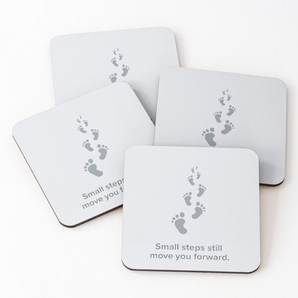 Item preview, Footprints Small Steps Move Forward Art designed and sold by VibeShift Studio.