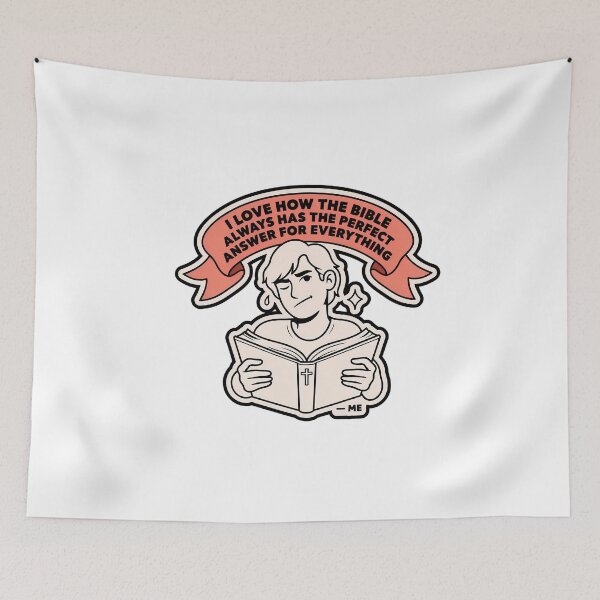 Item preview, Bible Verse Quote with Humor designed and sold by NiftyWrx.
