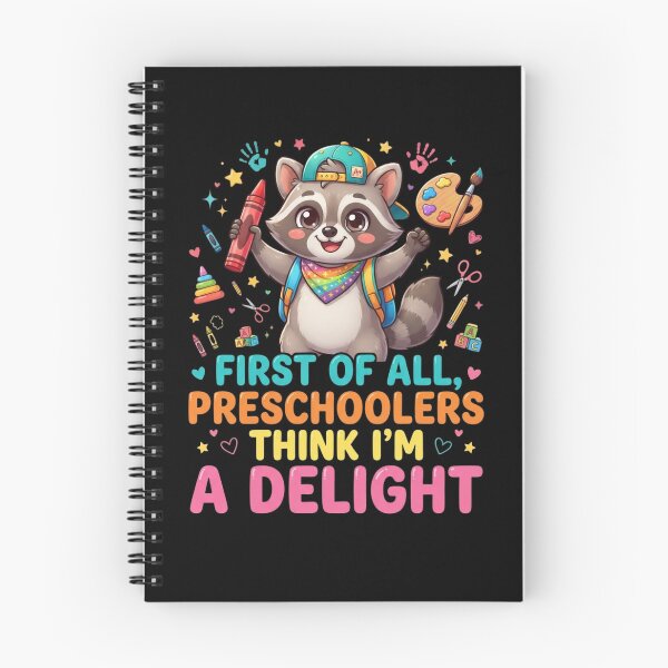 Item preview, First of All Preschoolers Think I'm A Delight Back to School T-Shirt | Funny Preschool Teacher Graphic Gift designed and sold by Trendably.